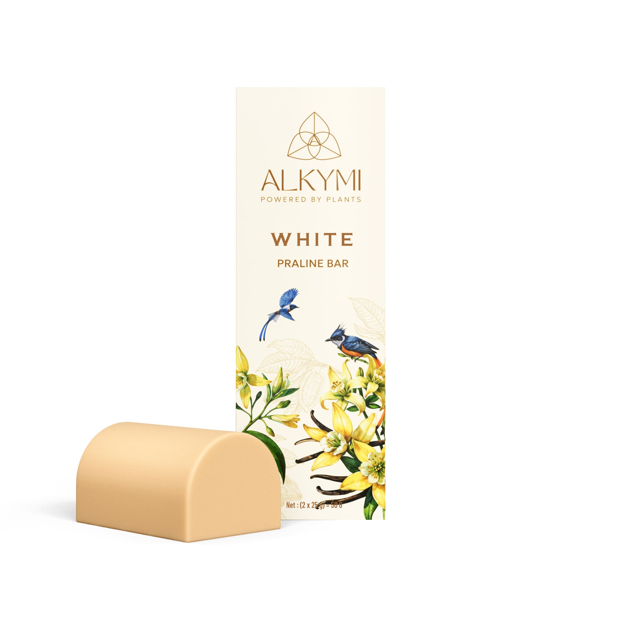 White Praline Bar 50 gr