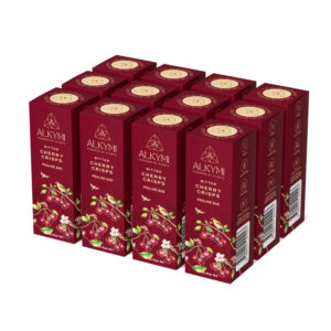 Bitter Cherry Crisps Praline Bar 50 gr - 12li Paket