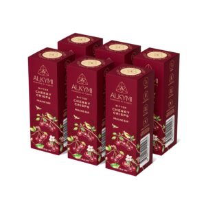 Bitter Cherry Crisps Praline Bar 50 gr - 6lı Paket